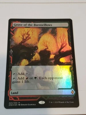 1x MTG Grove Of The Burnwillows Zendikar Rising Expectations Foil LP x1 - Image 1 of 3