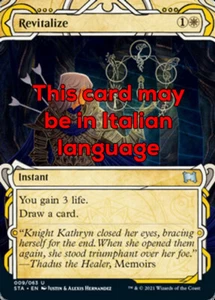 MTG 2x REVITALIZE EXC - RIVITALIZZARE - STA IT - MAGIC - Foto 1 di 1