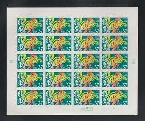 2003 Year of the Monkey Lunar New Year Stamps Sheet Scott # 3832                 - Picture 1 of 2