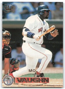 1996 Pacific Crown Collection #260 Mo Vaughn MVP Boston Red Sox 3Q