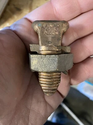Burndy T-8-250 R-250 KS29 DB 50-120 Split Bolt Connector Copper - Image 1 of 4