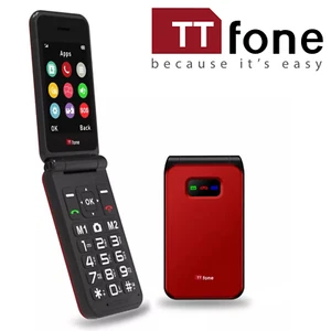 TTfone TT760 Flip 4G Big Button Mobile Phone for Elderly SOS Camera Folding - Picture 1 of 7
