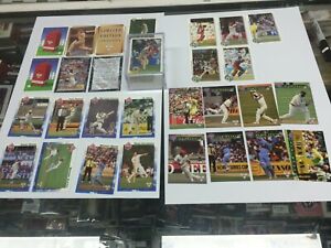 1993/94 Futera Cricket Trading Card Master Full Collection-Minus Signature Card