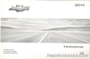 Used 2011 Chevrolet Traverse Owners Manual - Picture 1 of 1