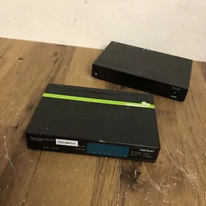 TrendNET TPE-TG80G 8-portowy GREENnet Gigabit PoE + TP-LINK TL-SG108S - UŻYWANY - Zdjęcie 1 z 4