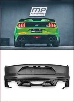KOMPLETT STOßSTANGE HINTEN + DIFFUSOR FÜR FORD MUSTANG 2015 - 2023 GT500 STIL - Bild 1 von 4