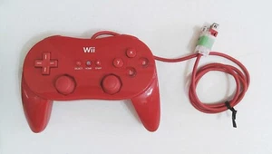 CLASSIC CONTROLLER PRO originale Nintendo per Wii - Funzionante ! Colore Rosso - Imagen 1 de 2