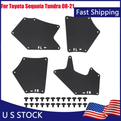 Splash Shield For Toyota Tundra & Sequoia 2007-2022 Fender Liner Apron Guard New Foto 1 de 4