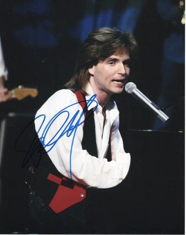 RICHARD MARX SIGNED VINTAGE ON PIANO 8X10 Cover