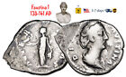 Ancient Roman Empire Coin Silver Faustina 1 138 141 AD Wife ANTONINUS PIUS#31865