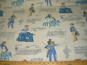 8 YDS~P KAUFMANN CATS BELLE OF THE BALL DRAPERY UPHOLSTERY FABRIC FOR LESS - Picture 1 of 5
