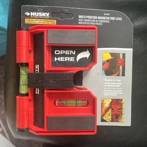 Husky Folding Post Level Postrite Closed Folds Opens Flat - Picture 1 of 3