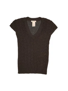 Spunky Girls Brown Sweater Vest 16 - Picture 1 of 2