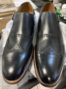 stacy adams madison cap toe oxford black 9.5 D - Picture 1 of 5