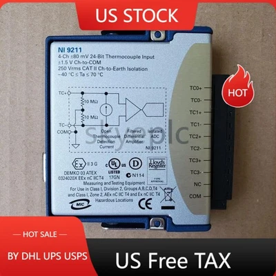 NEW National Instruments NI9211 NI-9211 FAST SHIPPING - Image 1 of 4