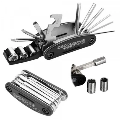 Multitool Fahrrad Werkzeug Multifunktionswerkzeug Reparatur Set Kit MTB 16 in 1 - Bild 1 von 3