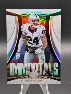 Charles Woodson Immortals Oakland Raiders #6 certificado Panini 2024 - Imagen 1 de 2