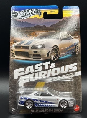 1:64 Hot Wheels 2025 Fast & Furious Brian o´Conner Nissan Skyline GT-R R34 BNR34 - Bild 1 von 3