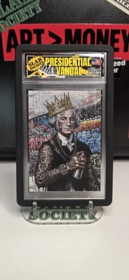 SLAB SOCIETY - PRESIDENTIA... - 1 DE 1 - BILLETE DE DÓLAR ENCAPSULADO ARTE POR MILLZ.  Foto 1 de 2