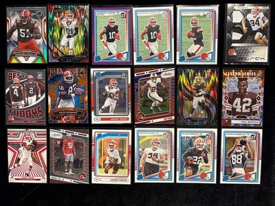 NFL Browns Lot RC Prizm Insert (18) Sanders Judkins Rated Rookie Graham RPA /99 - Image 1 of 4