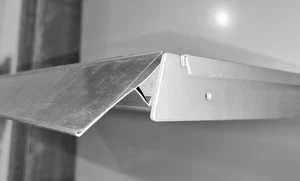 20 x price rail scanner rail clip - on strip label holder 100 x 7 cm used - Picture 1 of 4