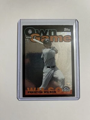 2003 Topps Baseball Own The Game Preston Wilson Foto 1 de 2
