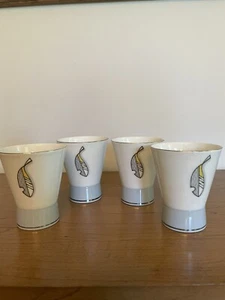 Set Of 4 Vintage Fine Seyei China Sake Tea Cups Nagoya Japan - Picture 1 of 6