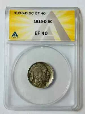 1915 D Indian Buffalo ANACS XF-40 - Image 1 of 2