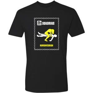 Camiseta Retro Novedad Astrología Erótica Zodiaco Acuario Años 70 Van Tatuaje - Imagen 1 de 2