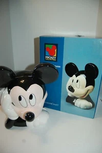 MICKEY MOUSE COOKIE JAR BNIB 1990'S DISNEY TREASURE CRAFT  - Picture 1 of 12