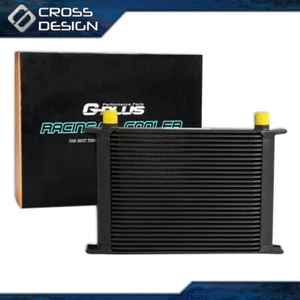 Engine Oil Cooler Black Fit For 28 Row AN-10 Universal Transmission Aluminum - Picture 1 of 7
