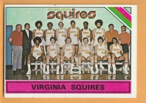 Jan Van Breda Kolff Mack Calvin Virginia Squires 1975-76 Topps Team Card #330 - Imagen 1 de 2