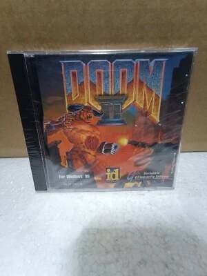 Doom 2 PC CD-ROM Jewel Case, Factory Sealed, NEW, VGA Ready! RARE - Image 1 of 4