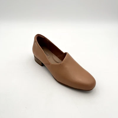 Clarks Women's Juliet Palm-Praline Dress Loafer | Black | Navy Leather, MSRP$90 - Image 1 of 3