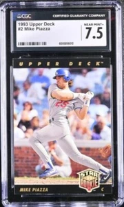 1993 Upper Deck - #2 Mike Piazza - CGC 7.5 - Picture 1 of 2