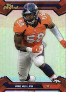 2013 Topps Finest VON MILLER #36 Refraktor DENVER BRONCOS 🙂 - Bild 1 von 2