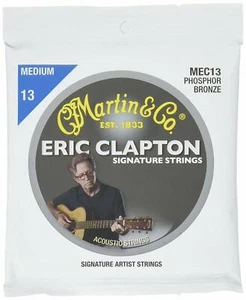 Martin MEC13 Phosphor Bronze Eric Clapton Acoustic Guitar Strings 13-56 - Picture 1 of 2