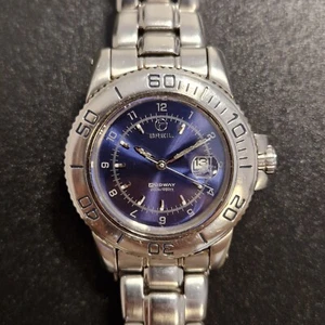 Orologio Breil Midway 251958012.9 Quarzo Vintage Diver Sub 200M Acciaio Funziona - Foto 1 di 5