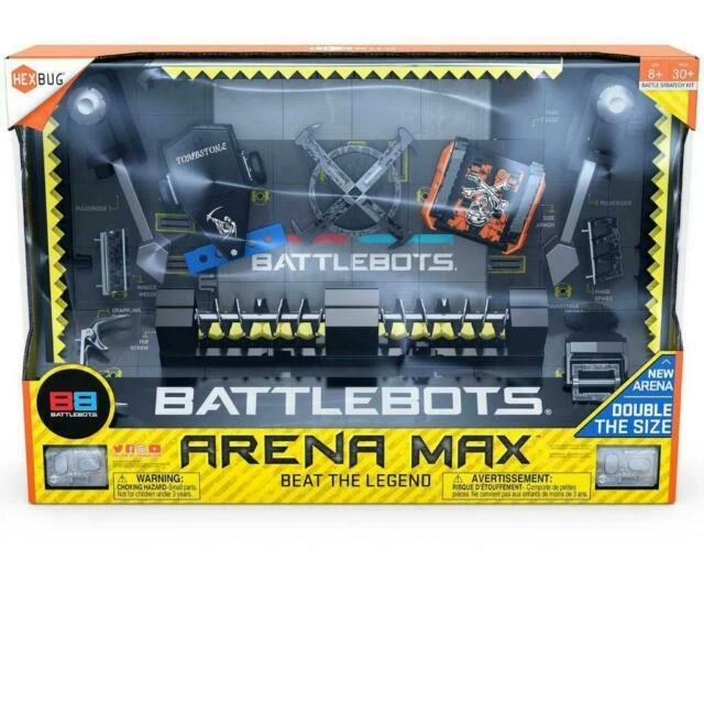 HEXBUG BattleBots ARENA MAX RC Robot Battle Arena Game For Kids and Adults