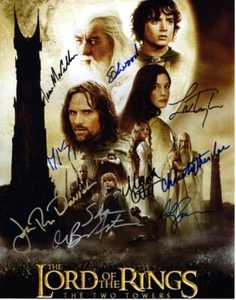 Andy Serkis Liv Tyler McKellen +7 signed 11x14 Picture autographed photo pic COA - Picture 1 of 1