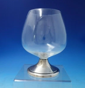 Webster Sterling Silver and Glass Brandy Snifter 6 1/4" x 4 1/4" (#5653) - Picture 1 of 5