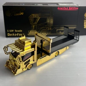 1/64 ISUZU MT Custom Tow Truck dekotora Chrome Gold Diecast - Picture 1 of 1