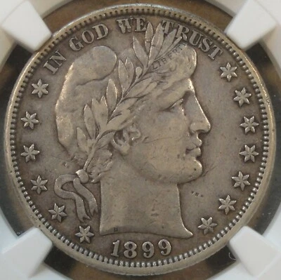 1899-O Barber Half Dollar 50c NGC Certified VF35 I Grade XF! - Image 1 of 4