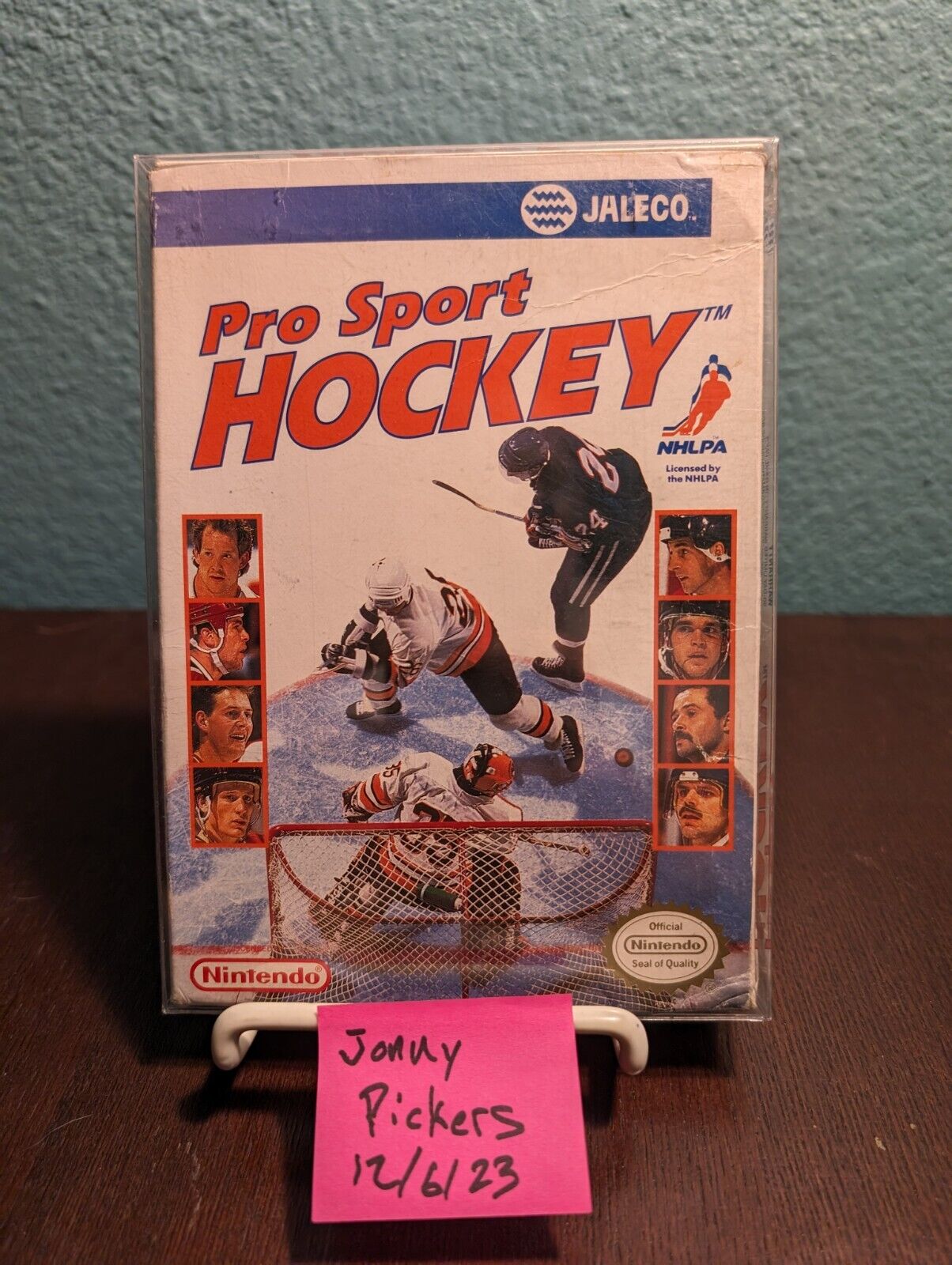 Pro Sport Hockey - NES - 1993 - Nintendo - Rare - Box And Cartonly -  No Manual