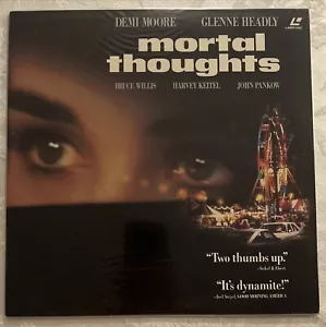 Mortal Thoughts Mystery Thriller Laserdisc 1991 R Demi Moore Glenne Headly Bruce - Picture 1 of 2