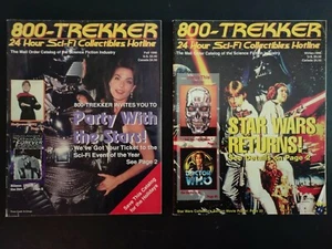 Vintage, 800-Trekker, 24 Hour Sci-Fi Collectibles Hotline Magazines, 1996 - Imagen 1 de 8