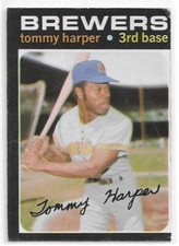 TOMMY HARPER 1971 OPC Baseball card #260 Milwaukee Brewers VG-