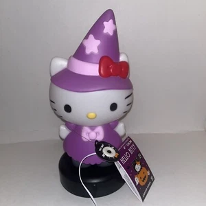 Hello Kitty Halloween Hexe Blasform LED beleuchtet Tischplatte Dekor 12,5" Abnutzungsspuren ** - Bild 1 von 10