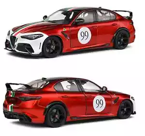 Solido 2022 ALFA Romeo Giulia GTA-M RED 1:18 NEW in Box S1806904 Tricolore 1969 - Picture 1 of 12