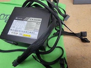 CORSAIR CX 550M 550 Watt Power Supply Model RPS0028 - Picture 1 of 3